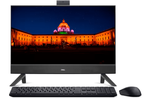 Dell Inspiron 24 All-in-One Desktop - Intel Core i5, 8GB DDR5, 512GB SSD, Black, EC24250